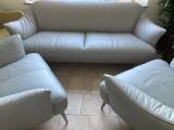 Natuzzi C120 3 Pers. sofa og to lænestol, læder
