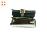 Vintage Retro Kernelæder Taske (str. 37 x 14 x 27 cm) - 3