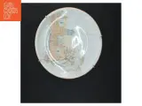 Dekorativ porcelænsfad med bygningmotiv (str. Ø 21,5 cm) - 2