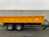 Tinaz 14 tons dumpervogn  med 3 vejstip - 2