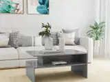 Sofabord 90x60x42,5 cm spånplade betongrå