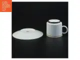 Eksklusivt mocca porcelæns kopper og underkopper (str. Diameter 12 cm kop 6 x 6 og en halv cm) - 2