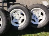 Orginale fælge med dæk til Porsche  - 5