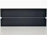 Bordskærm i sort og aluminium, 180 cm. - 3