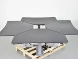 Dencon hæve-/sænkebord med fire separate bordplader - 4