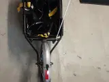 1 hjulet cykeltrailer kun brugt 1 gang