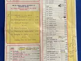 Wivex - Spisekort - 1959