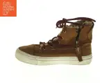 Brune højtop sneakers med foer fra Zara (str. 28., 29) - 3