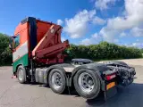 Volvo FH 500 6x4 med tandemløft og aftagelig HMF 1150 kran+ 2 strengs hydraulik - 4