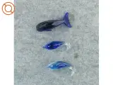 Glas delfiner (str. 14 x 4 cm og 12 x 3 cm) - 5