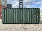 20´ fods Container i farve Ral: 6007 nye one way - 3