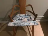 Unik svensk folk art stol