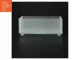 Glasvase rektangulær (str. 20 x. 7 cm) - 2