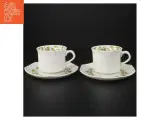 Kaffekopper med underkopper fra Pontesa (str. Ø. 15 cm. 2 styk) - 2