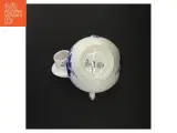 Blå og hvid porcelænsteapot - blå blomst fra Royal Copenhagen (str. 24 x 15 cm) - 5
