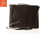 Brunt skind skuldertaske (str. 36 x 30 cm.) - 3