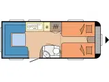 2022 - Hobby Prestige 540 UL   Veludstyret og næsten ny Hobby Prestige med enkeltsenge - 4