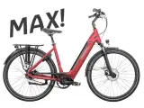 Lindebjerg 28'' Elcykel - Center Royal MAX, Mat rød