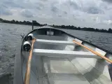 16 fods klinkebygget glasfiberbåd med 18 hk motor - 5