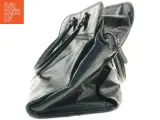Brugt sort skuldertaske (str. 55 x 20 cm) - 5