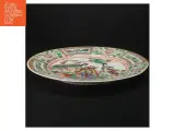 Kinesisk porcelænstallerken med dekorativt mønster (str. 26 cm) - 2
