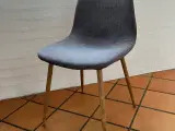 4 grå spisebordsstole fra Søstrene Grene 