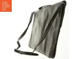 Brunt skind skuldertaske (str. 36 x 30 cm.) - 2