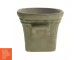 Dekorativ cement/betonpotte (str. 27 cm) - 2