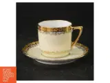 Porcelænskop og underkop sæt - 3