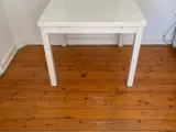 Spisebord med udtræk, hvid - Ikea
