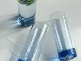 Blå highball glas, 3 stk samlet - 3