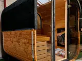 Ny unik stil CUBE sauna med HUUM 9kw ovn og WIFI - 5