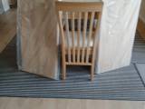 Spisebord + 8 stole + 2 tillægsplader 