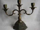 Lysestage af bronze