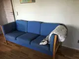 Tremmesofa blå