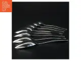 Gemse sølvfarvede spiseskeer (str. 21 cm) - 4