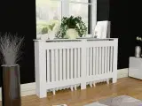 Radiatorskjuler i MDF 152 cm hvid