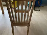 6 stole i eg / stofbetrukket sæde - 3