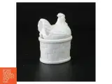 Hvid porcelæns høne (str. 10 x 7 x 6 cm) - 3