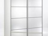 Palermo klædeskab 182 cm - Hvid/spejl/spejl