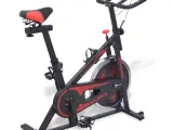 Motionscykel med pulssensor sort og rød