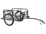 Cykelanhænger 130x73x48,5 cm stål sort