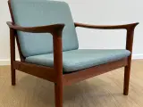 Lænestol Loungestol i massiv Teak - 4