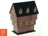 Dekorativ lakæske, hus i 4 dele(str. 12x10x6,5 cm) - 3