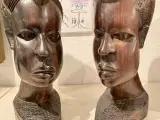 Afrikanske hoveder Kvinde og Mand