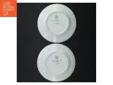 Grøn Melodi RC Porcelænsmiddagstallerkener med plante dekoration fra Royal Copenhagen (str. Ø. 17 cm) - 4