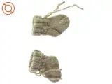 Hjemmestrikkede uldsokker til baby (str. 10 x 5 cm) - 3