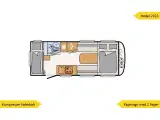 2023 - Dethleffs C'joy 480 QLK   Lækker lille let køjevogn med god plads fra Hinshøj Caravan A/S - 2