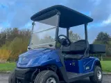 Blå golfbil med lad - 5