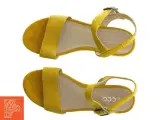 Gule ruskindssandaler. Ecco str 39 - 3